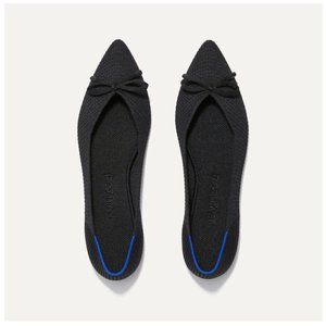Rothy's THE BOW POINT Blackout Size 8.5 NWT